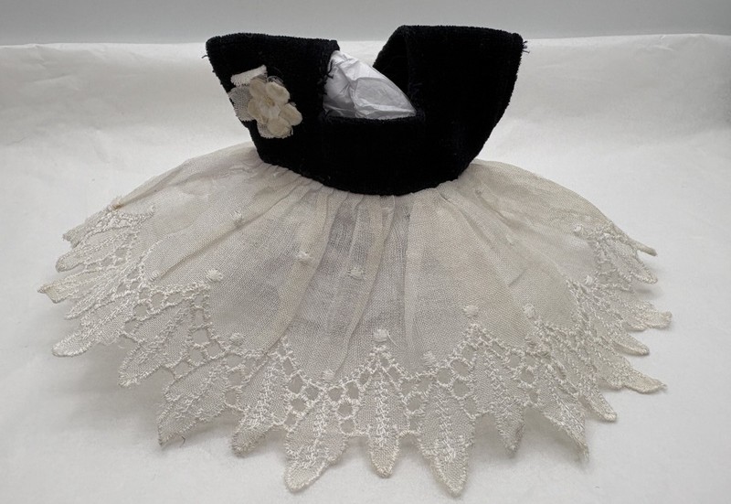 Vintage 1953 Vogue Ginny Doll Becky Debutante Series Dress #62 HTF SCALLOPED VGC