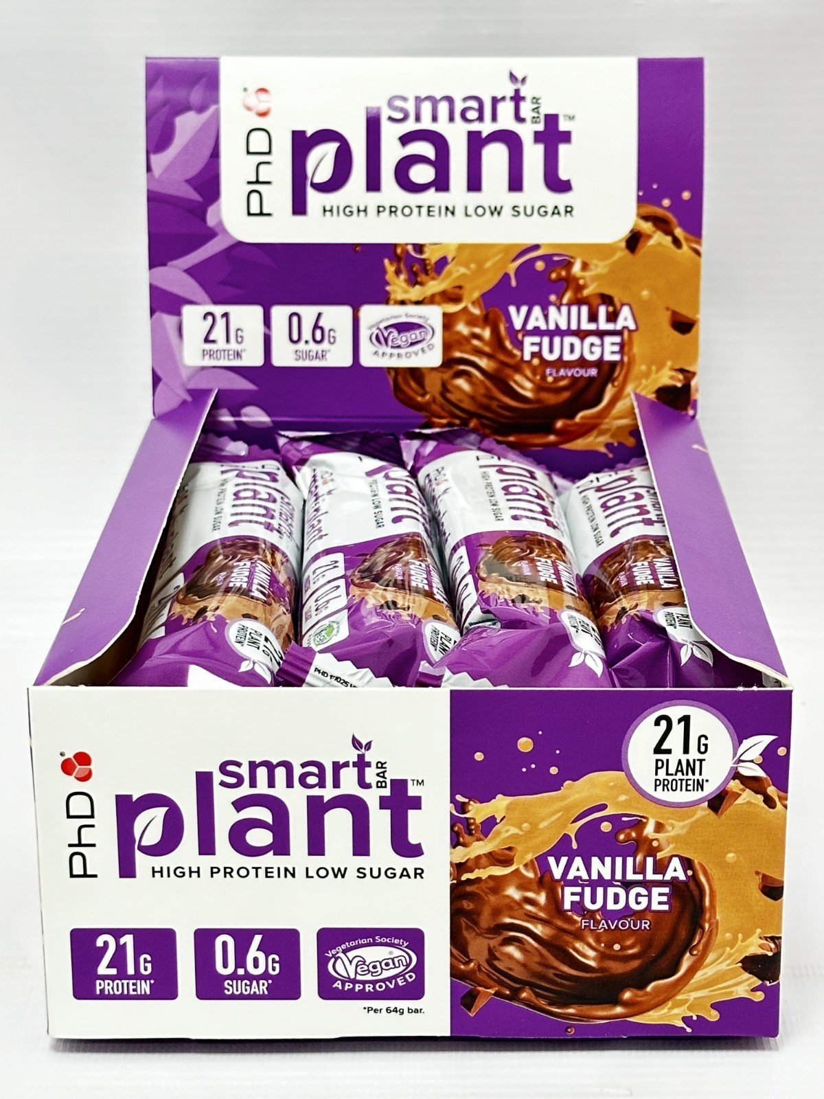 Phd Smart Plant Vegan Protein Bar (12 X 64G) Pack Of Size 12 None - Image 6