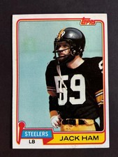 1981  Topps  JACK HAM  #235  Pittsburgh Steelers  Penn State
