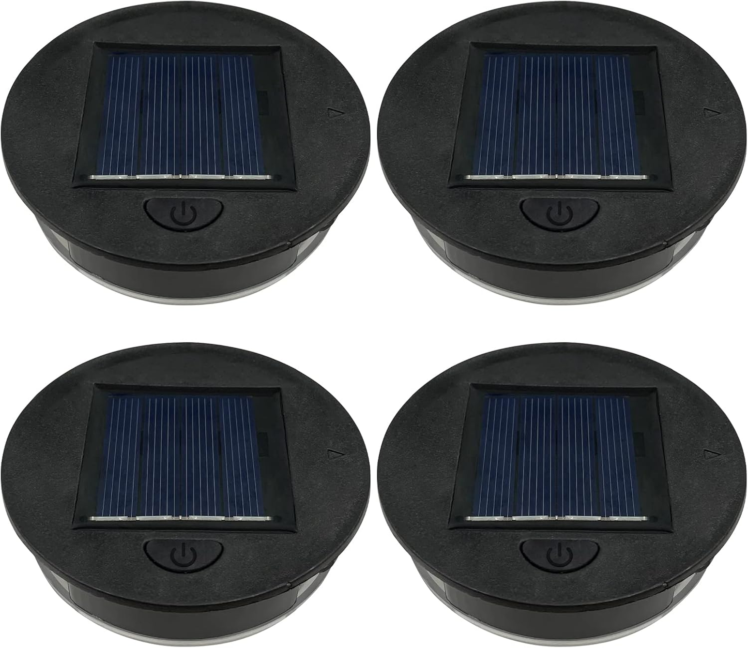 2PCS/4PCS Solar Lantern Light Replacement Top 8Cm/3.1Inch, Led Solar Panel