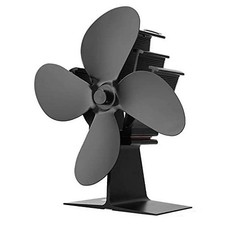 Stromlos Ofenventilator Kaminventilator Gebläselüfter 4 Flügel Aktion