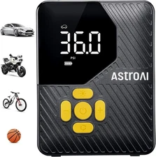 AstroAI L7 Mini Tire Inflator Portable,150 PSI Cordless Car Tires Air Pump