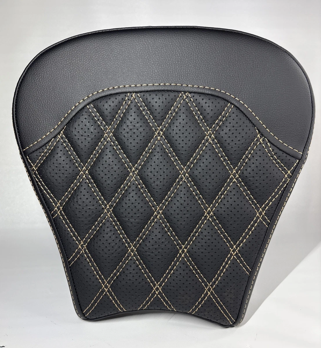 Aftermarket Black Diamond Stitch Solo Motorcycle Seat BB-HZ-01 Open Box photo 1