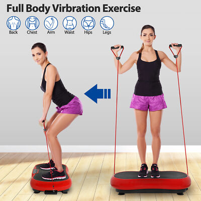 Vibration Plate Fitness Platform Exercise Machine Full Body Shaker for  Sport Gym | eBay