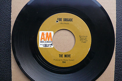 7'' The Move - Fire Brigade / Walk Upon The Water - US A&M