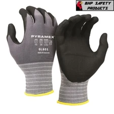 GL601 Work Gloves 15-gauge Ultra-Thin Nitrile Coated Palm Grip Multi Purpose