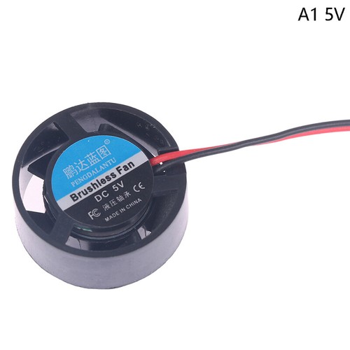 1Pc Notebook Micro Cooling Fan 25.5x10mm 5/9/12/24V Round Mini For Led Lamps - Photo 12/15