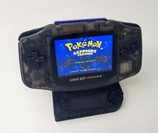 Gameboy Advance GBA Black Clear Backlight IPS V2 Rechargeable battery