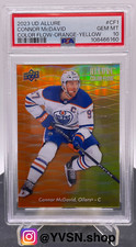 2023-24 Upper Deck Allure Color Flow Orange-Yellow #CF-1 Connor McDavid Edmonton