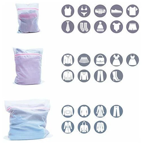 5 Stück Wäschenetze Wäschebeutel Wäschesack Kleidersack Netz für Waschmaschine - Bild 5 von 10