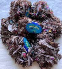 Peacock 28yds poly mocha gauze Italy CLOSEOUT SALE