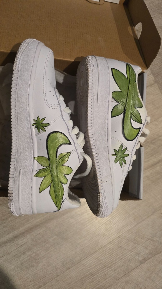 custom nikes marijuana, 420, weed, pot
