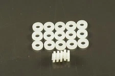 Lot of 20 760-2008 Concord #6 Nylon Shoulder Washer 0.141" ID 0.312" OD 0.031" T