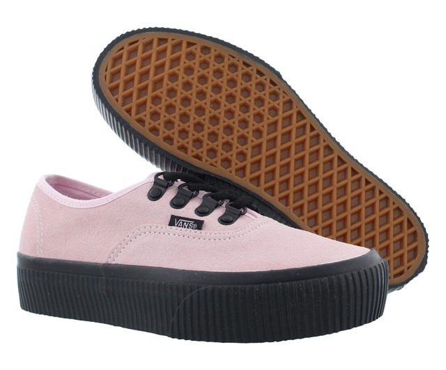 vans authentic platform pink