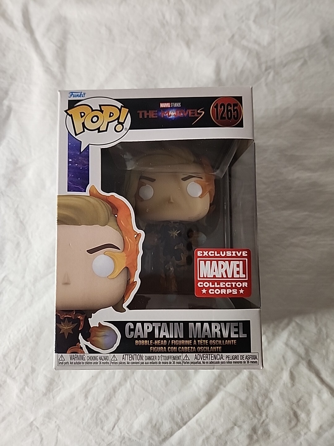 Pop! Marvel Collector Corps Exclusive The Marvels Captain Marvel