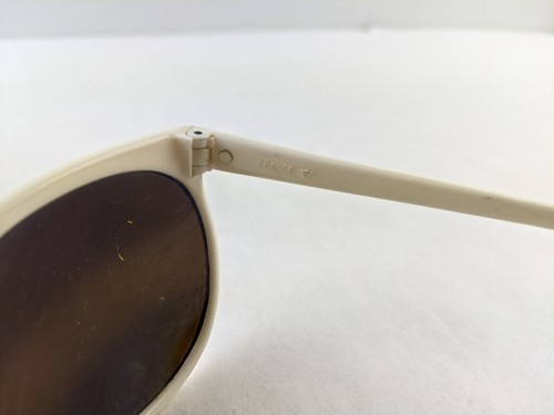 VTG Vuarnet Pouilloux France Aviator Sunglasses FRAMES ONLY Cream Plastic 4002 - Picture 10 of 13