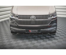 CUP Spoilerlippe SCHWARZ für VW T6 BUS FL Frontspoiler Spoilerschwert Lippe V1