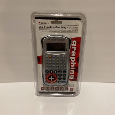 Sentry 250-Function Graphing Scientific Calculator Silver CA756 New Sealed