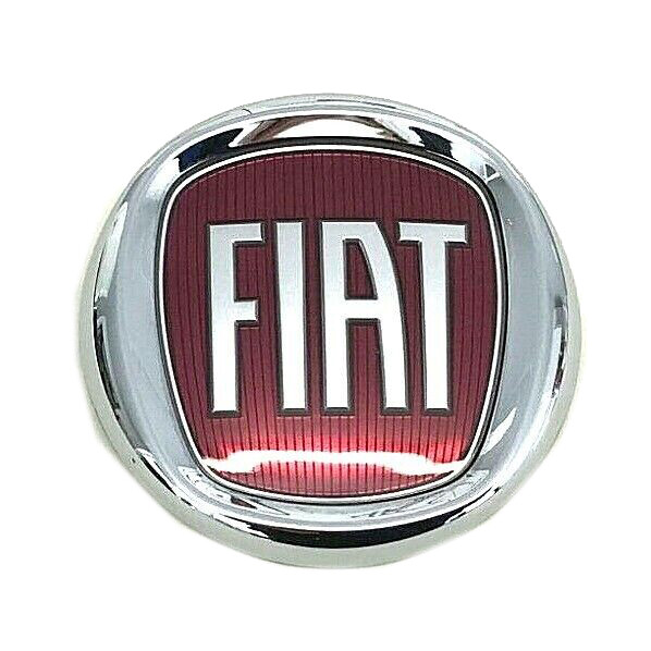 Logo Fiat coffre arrière original 735565897 pour Fiat 500 modèles 2007 à 2016