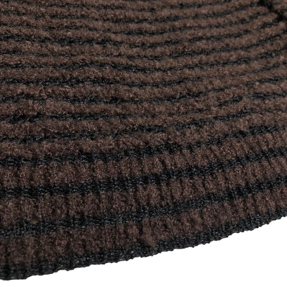 Suéter Free People Mujer XS Marrón Lino Mezcla Lana Cuello en V Manga Dolman Boho Foto 4 de 4