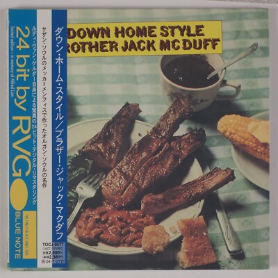 BROTHER JACK McDUFF: Down Home Style Japan Blue Note Mini LP CD OBI NM Jazz Funk