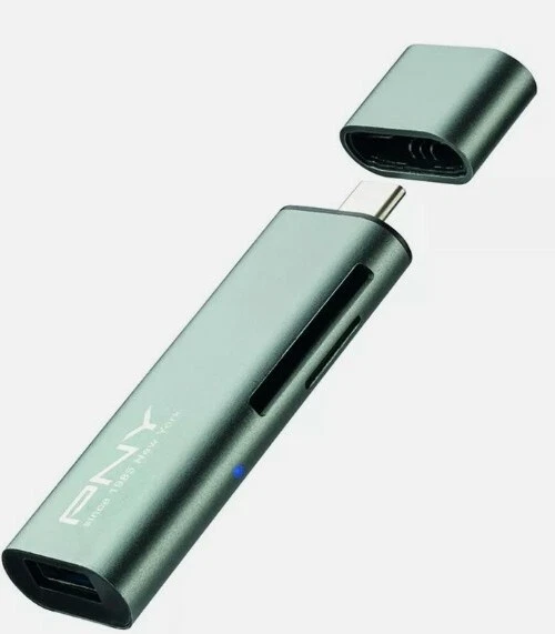 PNY USB-C 3.1 Type-C Card Reader USB Adapter (P-CRMUS3A-BX) Free Shipping! - Image 4 of 4
