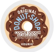 The Original Donut Shop Coffee Cookie Dough So Delicious 96 K-Cups - Bulk Packag