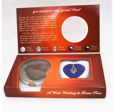 1 Set Love Wish Pearl Necklace Set Oyster Drop Pendant