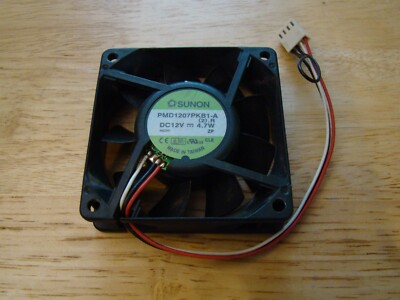 SUNON PMD1207PKB1-A/ DC12V 4.7W 70X70X20mm 4pin-3wire Case Cooling Fan