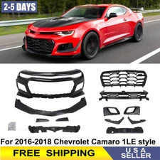 For Chevy Camaro 1LE Style 2016 2017 2018 Front Bumper Grille Cover
