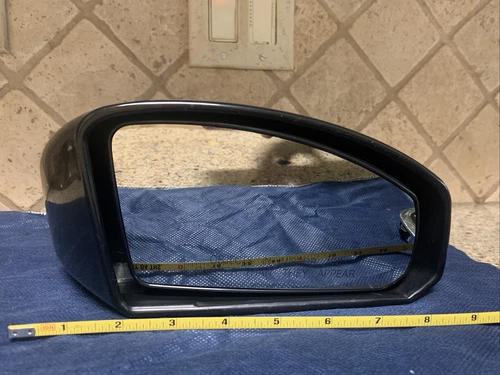 Passenger Car Mirror Manual Black Door Mirror