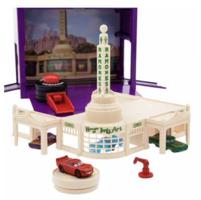 カーズ マテル RAMONE'S BODY SHOP プレイセット ミニカー Disney Parks Ramone's Body Shop On-the-Go Play Set – Cars Toy New