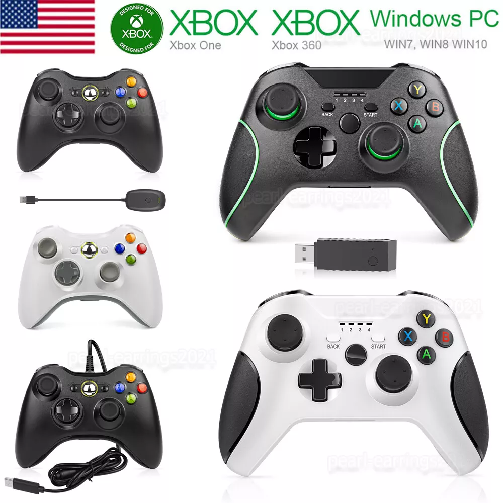 Gamepad sem fio para Xbox One, PC Joystick, Windows 7, 8, 10, Controlador  de jogos para console PS3, 2.4G - AliExpress