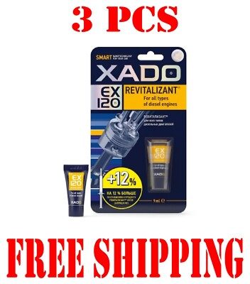 #ad 3х Revitalizant for all types of diesel engines XADO EX120. Engine additive $79.00