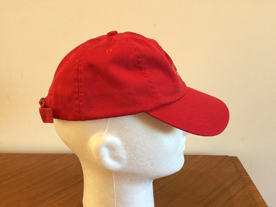 Gorra de béisbol ajustable Cleveland Ohio roja de algodón juvenil Foto 3 de 4