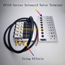 1Pc. New 4V110 Series Solenoid Valve Integrated Terminal 9-14 Digits 1.5M Cable