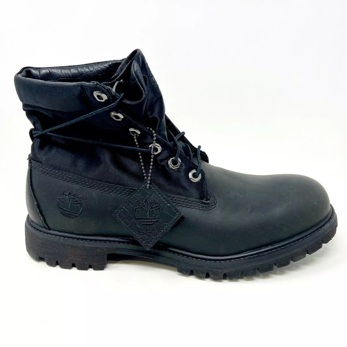 Timberland roll top black deals