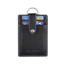 DUO DUFFEL RFID Protected Unisex Genuine Leather Slim Card Holder Cum Wallet