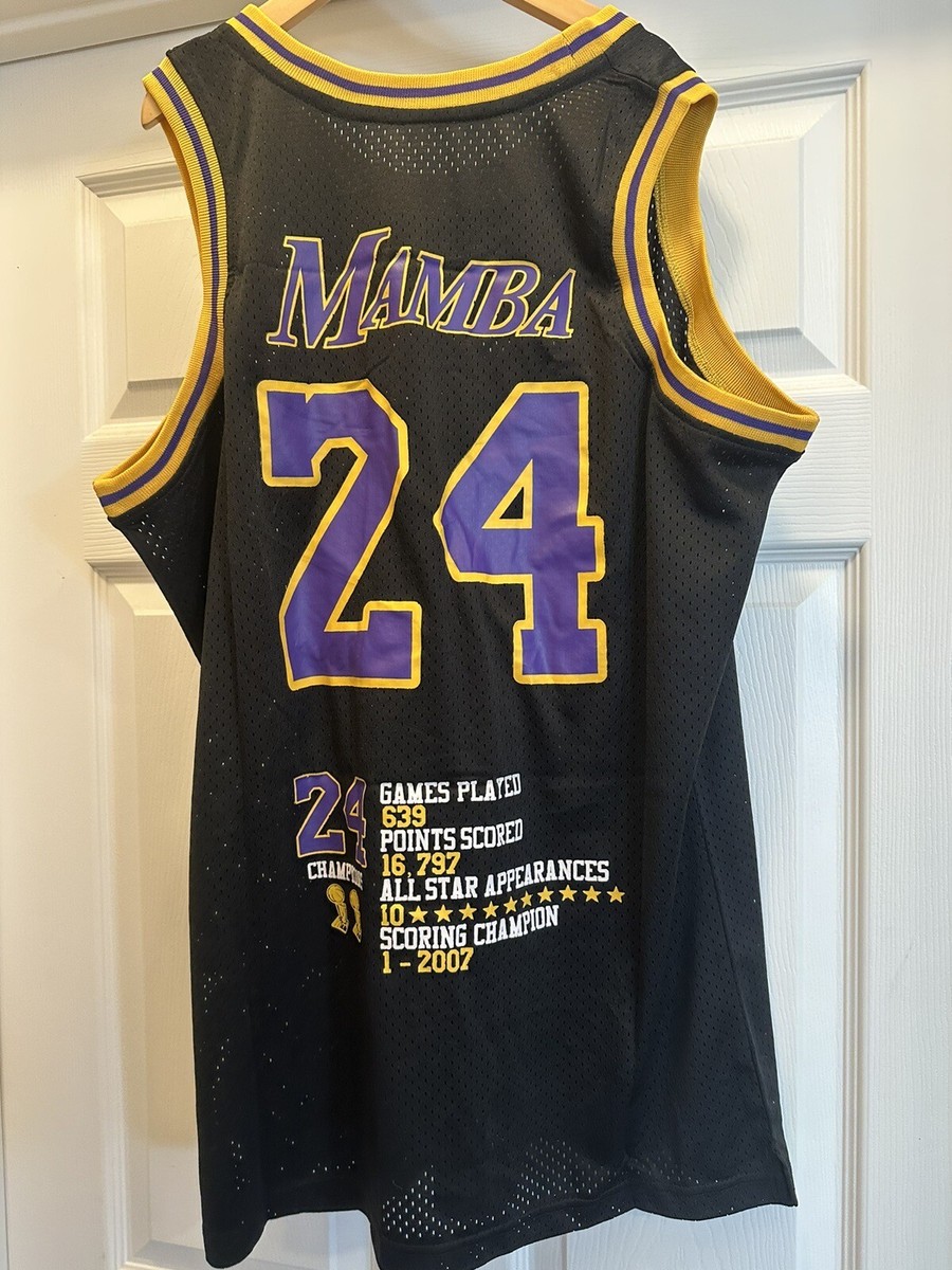 24 #8 Kobe Bryant Tribute LEGEND Jersey Mamba NEW | eBay