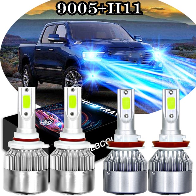 H11+ 9005 for 2019 2020 Silverado WT Custom Trail Boss 8000K LED