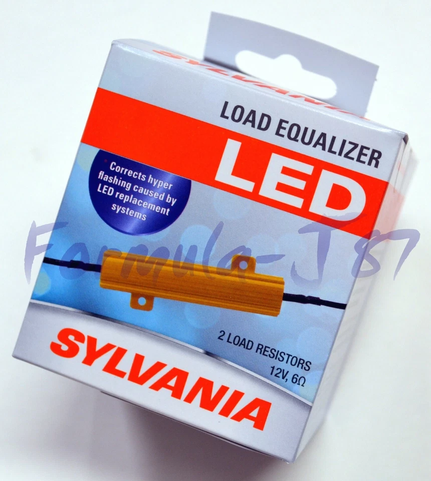 Resistencia ecualizadora de carga LED Sylvania 3157 señal de giro frontal fijación hiper intermitente A Foto 2 de 4
