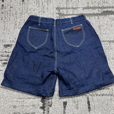 NWOT Vintage 90  s Cap Ferrat Women  s High Rise Dark Wash Denim Shorts Size 36