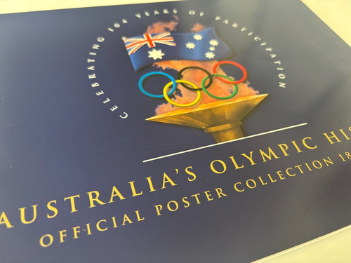 Australia's Olympic History Poster Collection Album 32 pages V6506 - Picture 2 of 3