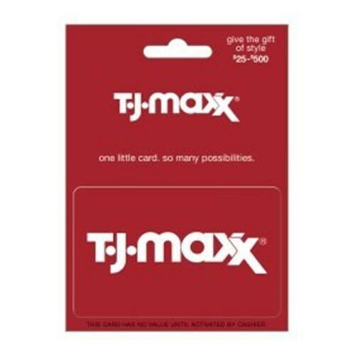 75 Gift Card to Tj Maxx / Marshalls / Home Goods No