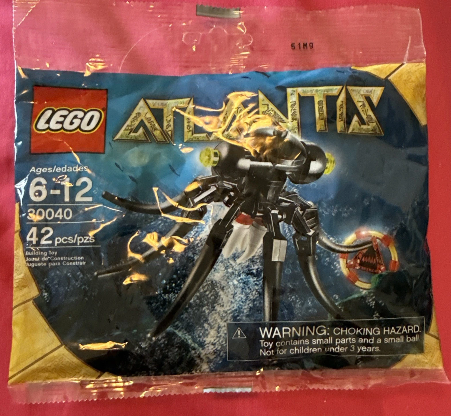 NIB !! LEGO Atlantis Octopus Polybag Building Set NEW
