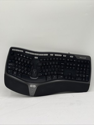 Microsoft Natural Ergonomic Keyboard 4000 KU-0462 Wired All Keys Visible Clean
