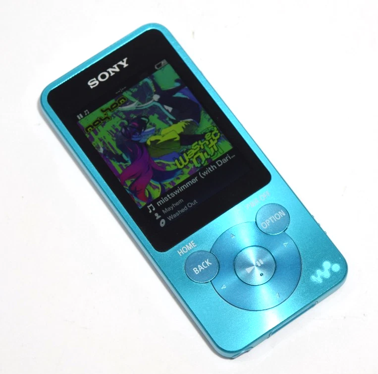 Sony Walkman NW-S13 MP3 Player 4GB Teal English - Image 1 of 4