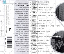 THE MANHATTANS - THE BEST OF THE MANHATTANS: KISS AND SAY GOODBYE NEW CD
