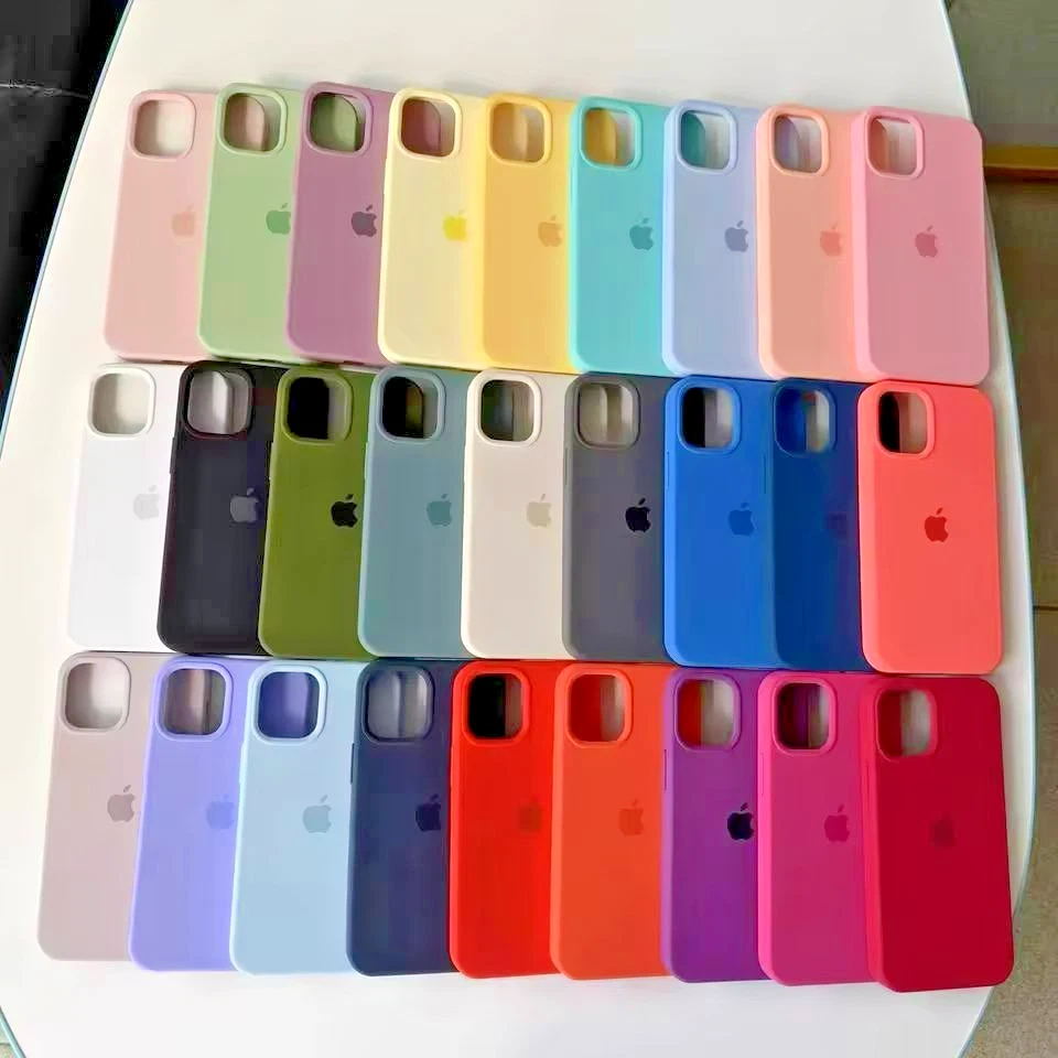 COVER in Silicone Per iPhone 16 15 14 13 12 11 Pro, Pro Max e Plus. Vari Colori - Immagine 3 di 4