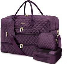 Large Women Travel Duffle Bag - Carry on Overnight Weekend Travel Duffel Tote...